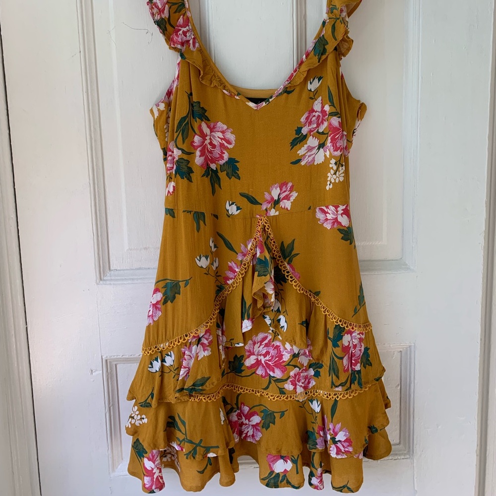 Yellow Mini Dress